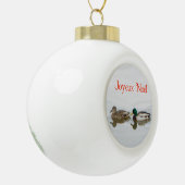 Joyeux Noё l - Mallards Keramische Bal Ornament (Links)