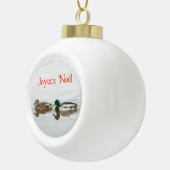 Joyeux Noё l - Mallards Keramische Bal Ornament (Rechts)