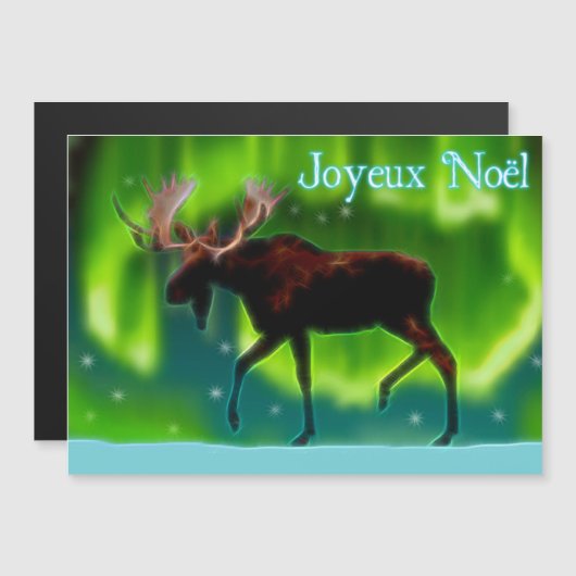 Joyeux Noё l - Northern Lights Moose (Voorkant / Achterkant)