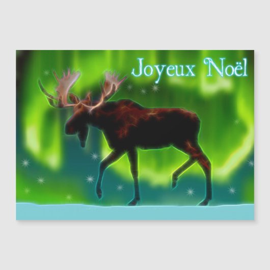 Joyeux Noё l - Northern Lights Moose (Voorkant)