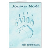 Joyeux Noё l - Polar Beer Paw Print (Voorkant)