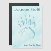Joyeux Noё l - Polar Beer Paw Print (Voorkant / Achterkant)