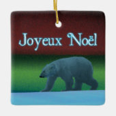 Joyeux Noё l - Polar Lights Polar Beer Keramisch Ornament (Voorkant)