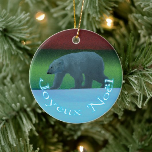 Joyeux Noё l - Polar Lights Polar Beer Keramisch Ornament (Boom)