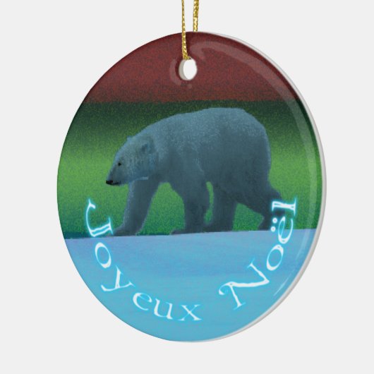 Joyeux Noё l - Polar Lights Polar Beer Keramisch Ornament (Links)