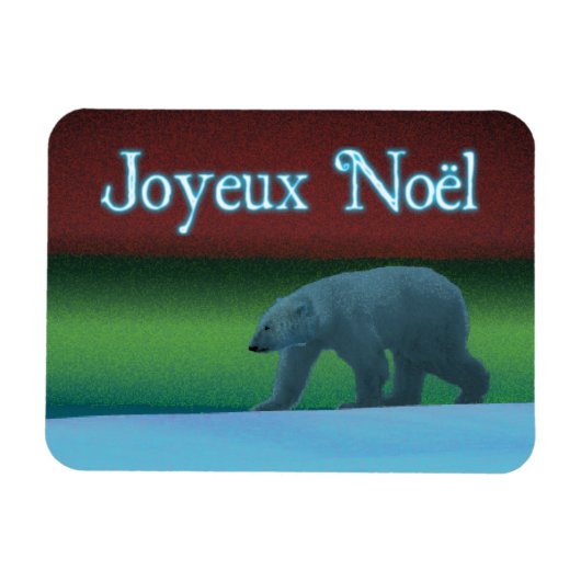 Joyeux Noё l - Polar Lights Polar Beer Magneet (Horizontaal)