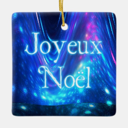 Joyeux Noё l - Qaanaaq - Northern Lights Keramisch Ornament (Voorkant)