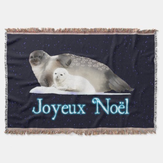 Joyeux Noё l - Ringed zegel Deken (Voorkant)