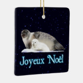 Joyeux Noё l - Ringed zegel Keramisch Ornament (Rechts)