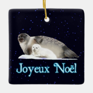 Joyeux Noё l - Ringed zegel Keramisch Ornament