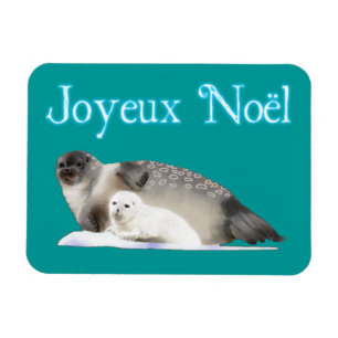 Joyeux Noё l - Ringed zegel Magneet