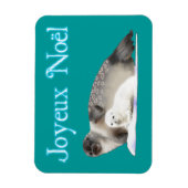 Joyeux Noё l - Ringed zegel Magneet (Verticaal)