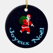 Joyeux Noё l - Santa Claus Keramisch Ornament (Voorkant)