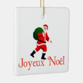 Joyeux Noё l - Santa Claus Keramisch Ornament (Rechts)