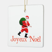 Joyeux Noё l - Santa Claus Keramisch Ornament (Links)