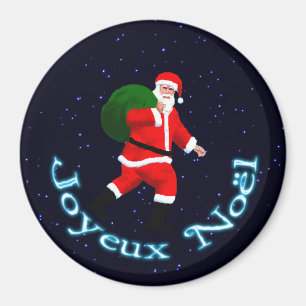 Joyeux Noё l - Santa Claus Magneet