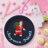 Joyeux Noё l - Santa Claus Papieren Bordje (Feest)