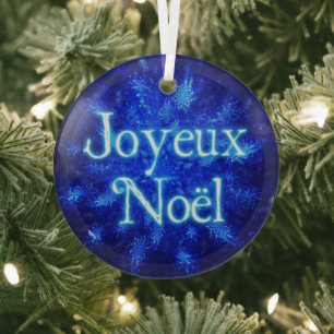 Joyeux Noё l - Snowburst Glas Ornament