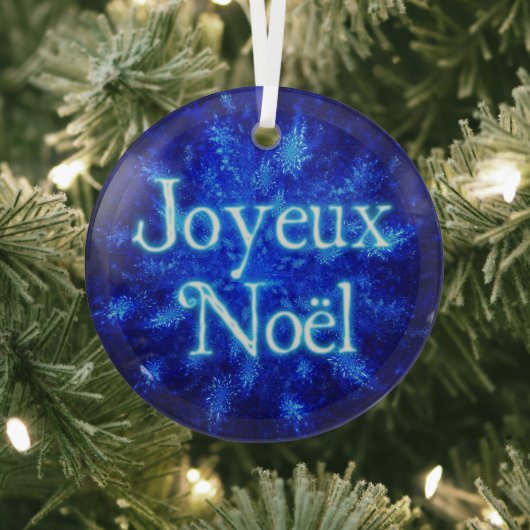 Joyeux Noё l - Snowburst Glas Ornament (Insitu)
