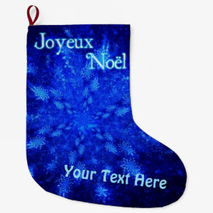 Joyeux Noё l - Snowburst Grote Kerstsok
