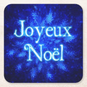 Joyeux Noё l - Snowburst Kartonnen Onderzetters (Voorkant)