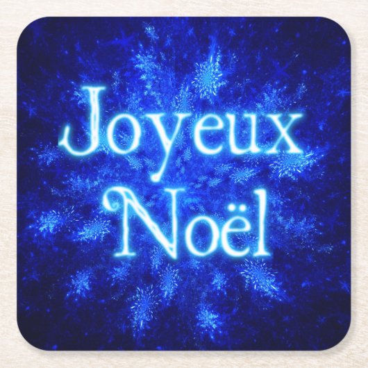 Joyeux Noё l - Snowburst Kartonnen Onderzetters (Voorkant)