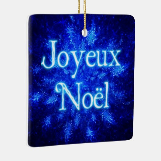 Joyeux Noё l - Snowburst Keramisch Ornament (Rechts)