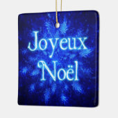 Joyeux Noё l - Snowburst Keramisch Ornament (Links)