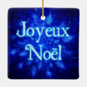 Joyeux Noё l - Snowburst Keramisch Ornament (Achterkant)