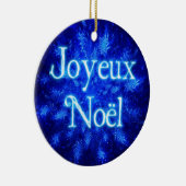 Joyeux Noё l - Snowburst Keramisch Ornament (Rechts)