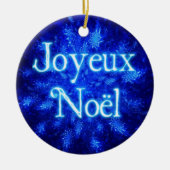 Joyeux Noё l - Snowburst Keramisch Ornament (Voorkant)