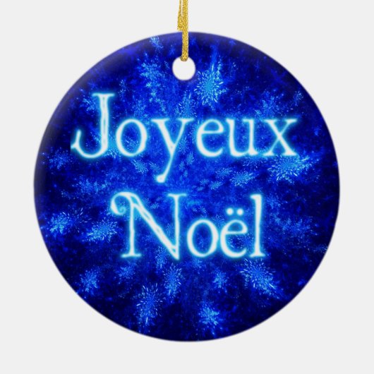 Joyeux Noё l - Snowburst Keramisch Ornament (Achterkant)