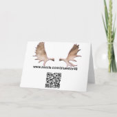 Joyeux Noёl - Blauwe Dageraad Feestdagen Kaart (Achterkant)