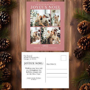 Joyeux Noel 4 Foto Feestdagenkaart