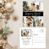 Joyeux Noel 4 Foto Vakantie Briefkaart
