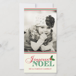 Joyeux Noel (4x8) Feestdagenkaart