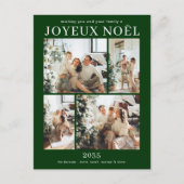 Joyeux Noel 5 foto Feestdagenkaart (Voorkant)