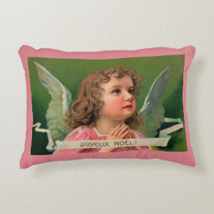 Joyeux Noel Angel Accent Pillow Accent Kussen