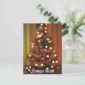 Joyeux Noël Briefkaart (Staand voorkant)