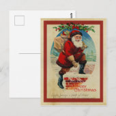 Joyeux Noël Briefkaart (Voorkant / Achterkant)