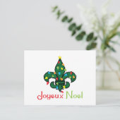 Joyeux Noel Briefkaart (Staand voorkant)