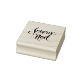 Joyeux Noël Brush Kalligrafie Rubberstempel (Stempel)