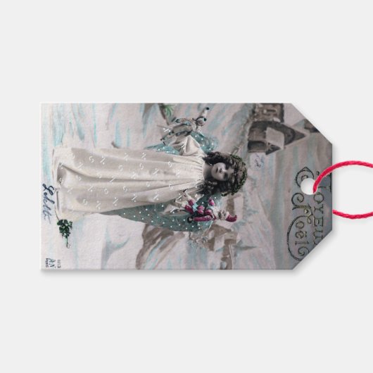 Joyeux Noel Cadeaulabel (Voorkant (Horizontaal))