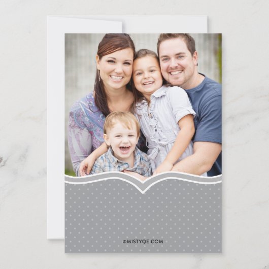 Joyeux Noël - Carte foto van de vacances Feestdagenkaart (Achterkant)