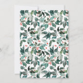 Joyeux Noël Cursive Lettering Kerstmis Foto Feestdagenkaart (Achterkant)