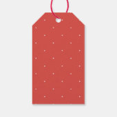Joyeux Noel Cute Beer Holiday Cadeaulabel (Achterkant)