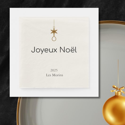 Joyeux Noel - delicate pine branches Servet