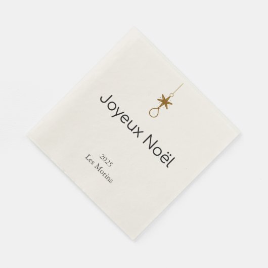 Joyeux Noel - delicate pine branches Servet (Hoek)