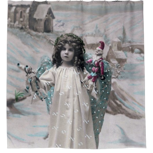 Joyeux Noel Douchegordijn (Voorkant)