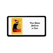 Joyeux Noël Du Chat Noir Etiket (Voorkant)